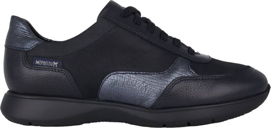 Mephisto Mendy dames veterschoen blauw