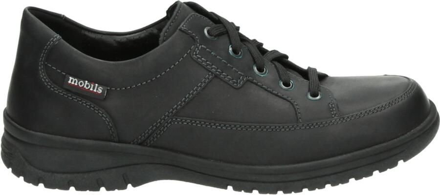 Mephisto sano ALEK VELOURS Vrije tijdsschoenenHeren veterschoenHeren sneakersCasual Zwart