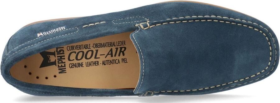 Mephisto Algoras Heren Mocassin Blauw Suède Blue Heren - Foto 8