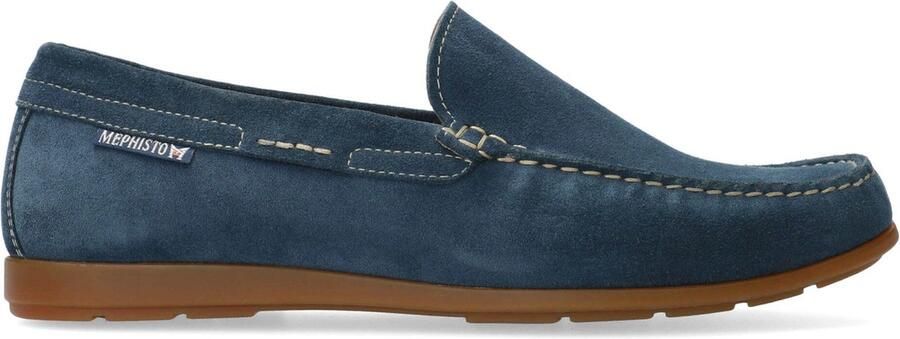 Mephisto Algoras Heren Mocassin Blauw Suède Blue Heren - Foto 6