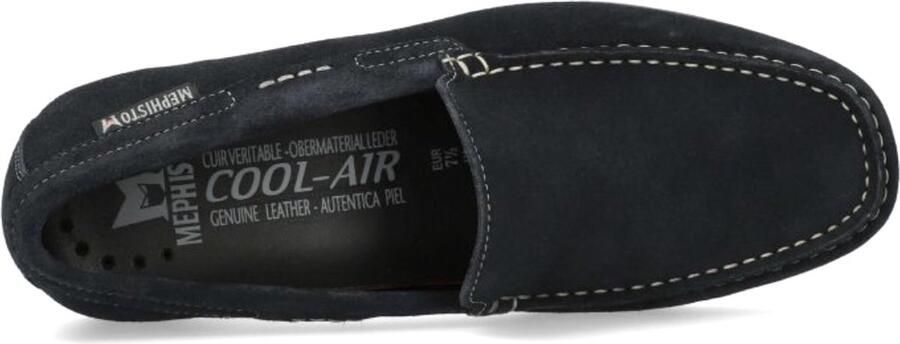 Mephisto Algoras Heren Mocassin Blauw Suède Blue Heren - Foto 5