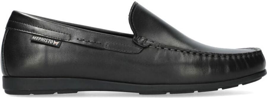 Mephisto Zwarte Mocassin Hoogwaardige Schoenen