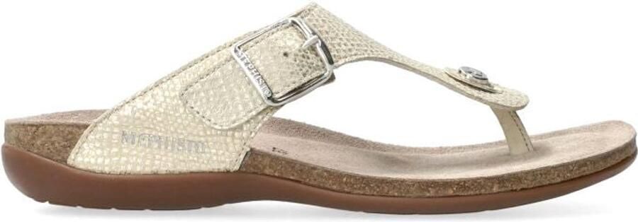 Mephisto Beige slide teen sandaal Alinda