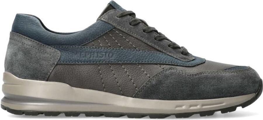 Mephisto Grijze Blauwe Herensneaker Barth