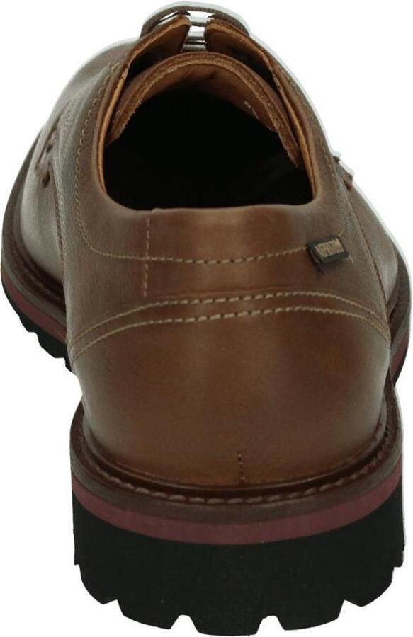 Mephisto BATISTE NEVADA Volwassenen Heren sneakersVrije tijdsschoenen Cognac - Foto 3