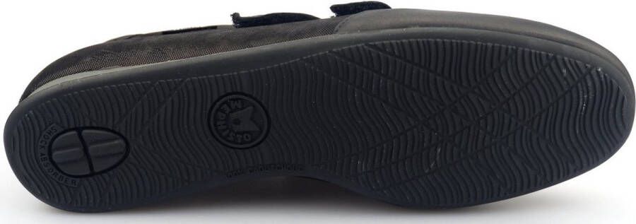 Mephisto BEA lederen dames sneaker met dubbele klittenband zwart - Foto 4