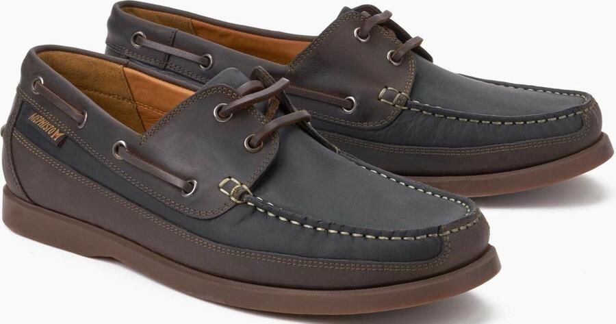 Mephisto Boating heren bootschoen zwart