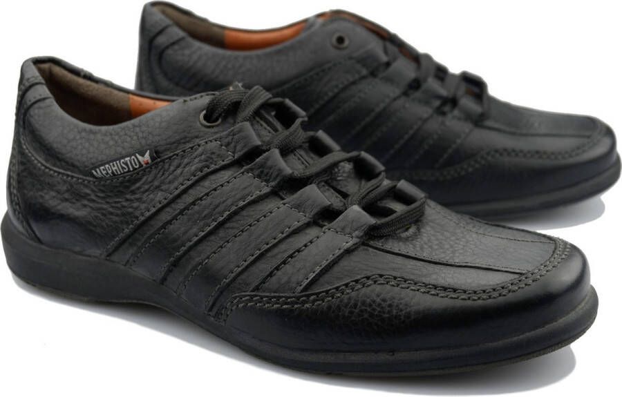 Mephisto Bolton Heren Veterschoen Zwart Black Heren - Foto 3