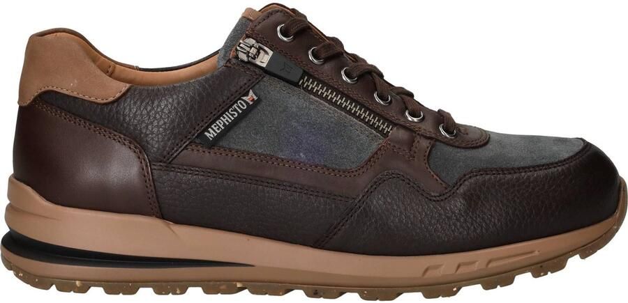Mephisto BRADLEY Vrije tijdsschoenen Heren veterschoen Heren sneakersCasual Bruin
