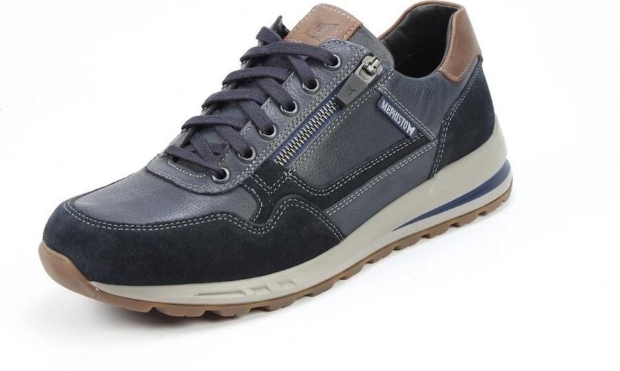 Mephisto BRADLEY RANDY Volwassenen Heren sneakersHeren veterschoenVrije tijdsschoenen Blauw - Foto 10