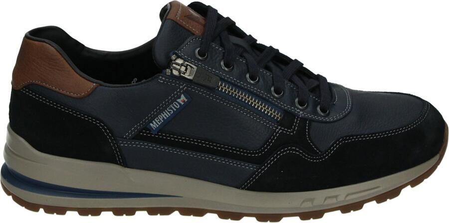 Mephisto BRADLEY RANDY Volwassenen Heren sneakersHeren veterschoenVrije tijdsschoenen Blauw - Foto 15