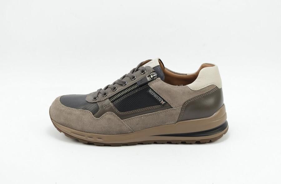 Mephisto Bradley Veterschoenen sneakers Taupe - Foto 1