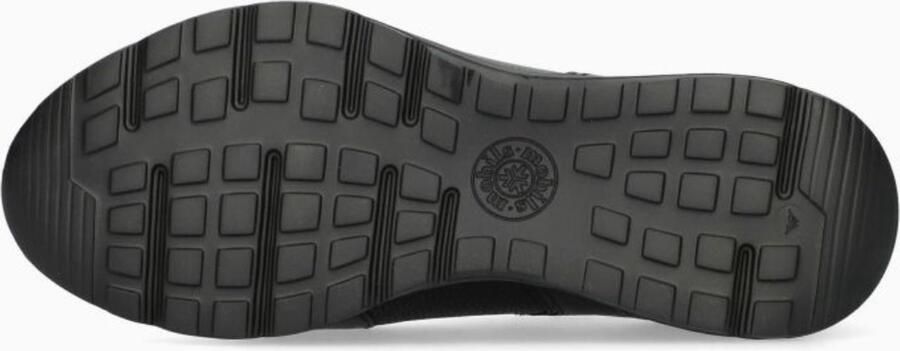 Mephisto Brayan Heren Sneaker Zwart Leer Brede Pasvorm