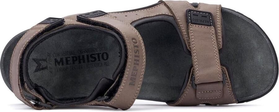 Mephisto Heren Sandaal Pewter Grey Gray - Foto 3