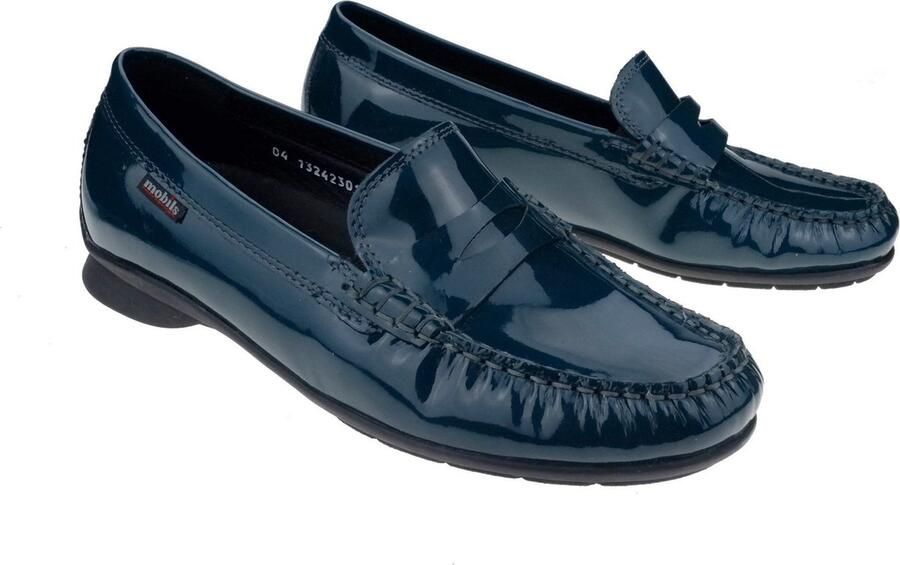 Mephisto Groene Patentleren Moccasin Brede Pasvorm Green Dames - Foto 2