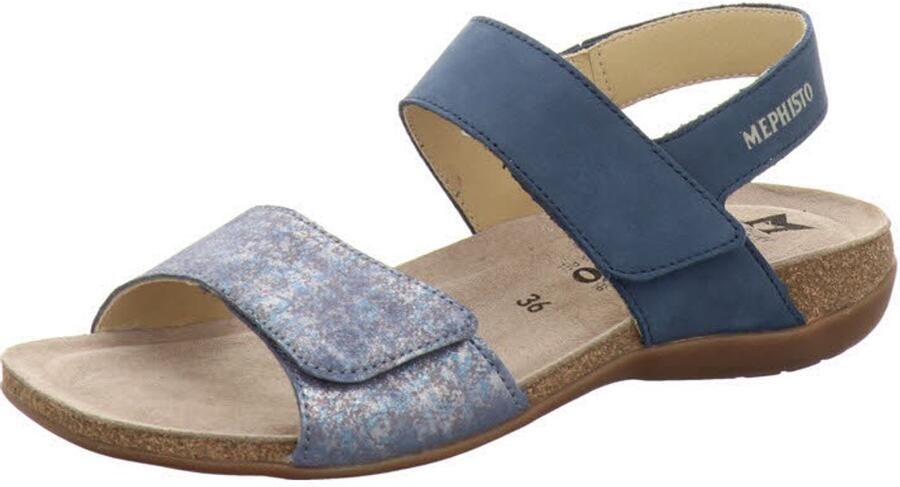 Mephisto dames sandalen blauw