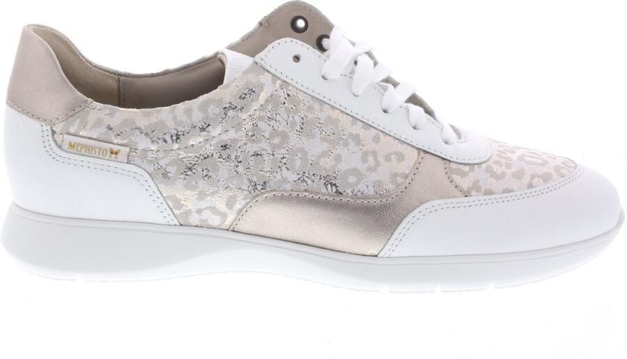 Mephisto Dames Veterschoenen Mendy White Wit