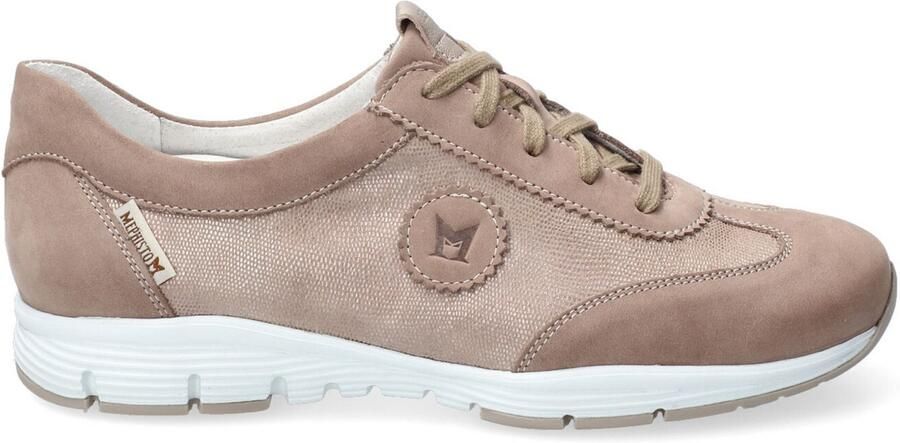 Mephisto dames veterschoenen taupe