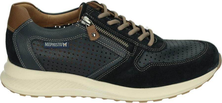 Mephisto DINO~PERF~VELSPORT~~~~~~~~~~~~ Vrije tijdsschoenen Heren veterschoen Heren sneakersCasual Blauw