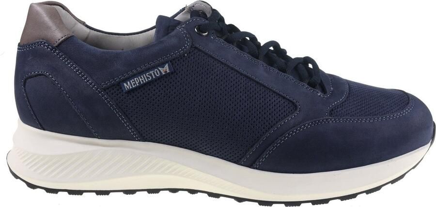 Mephisto Blauwe Herensneaker Doyle Stijl