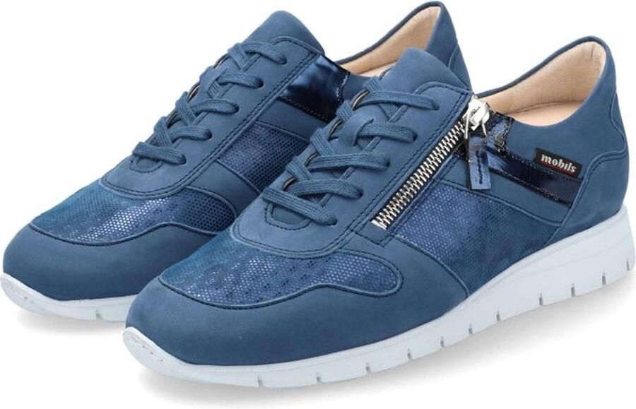 Mephisto Ergonomische Sneaker Blauw - Foto 2