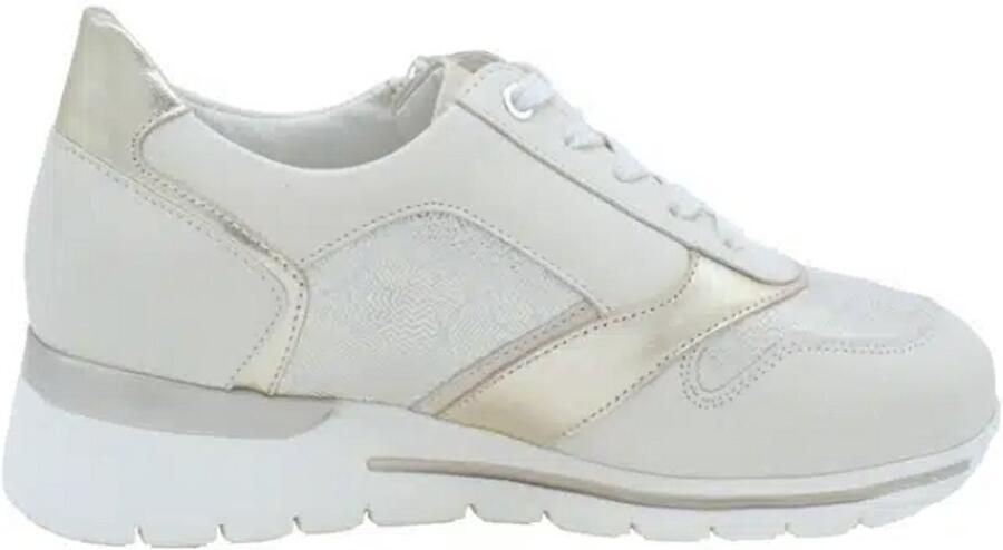 Mephisto Beige Ereen Dames Casual Sneakers Beige