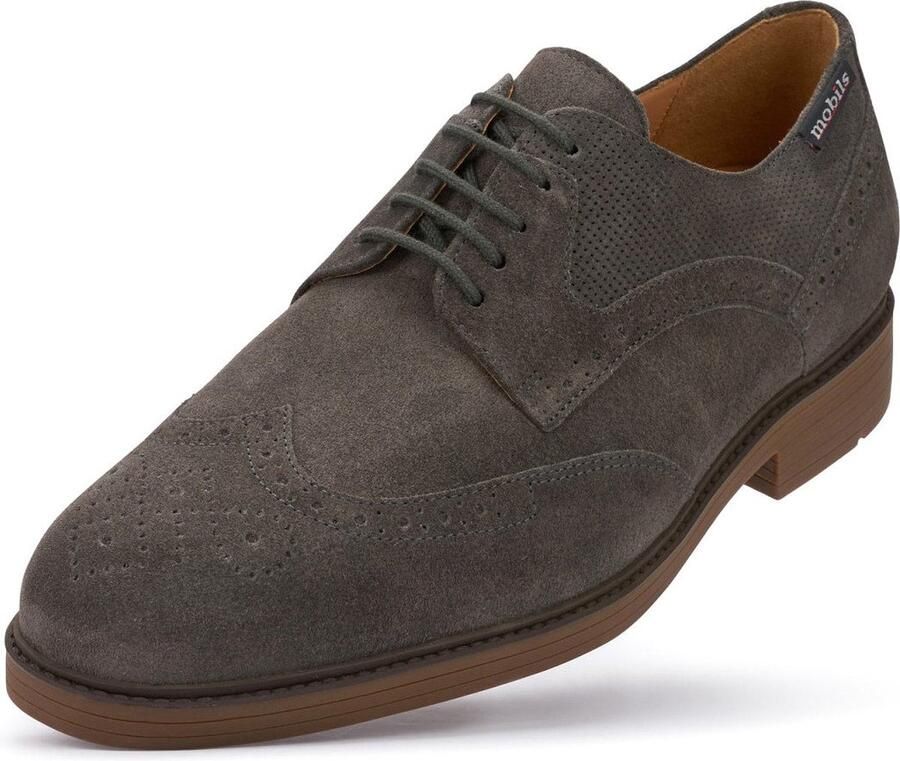 Mephisto Fernand Heren Veterschoen Donkergrijs Gray - Foto 4