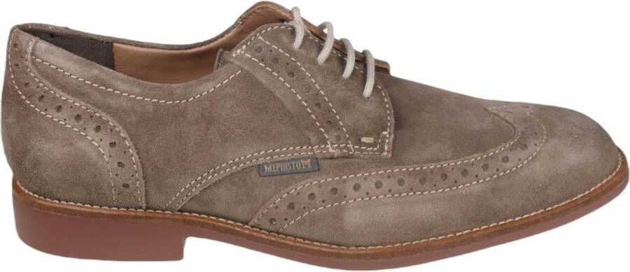 Mephisto Donker Taupe Suède Veterschoen - Foto 5