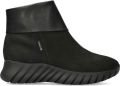 Mephisto Zwarte enkellaars voor dames Suède - Zwart