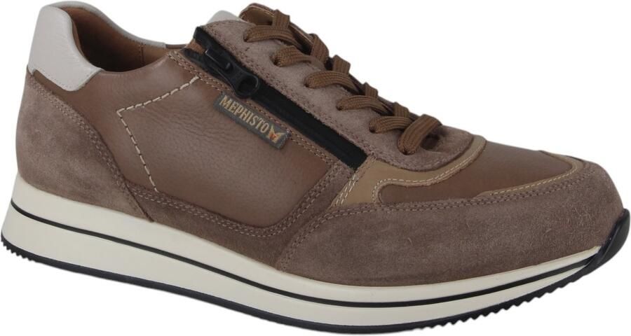 Mephisto GILFORD VE.3660 NE.1537 RA.6137 N.1580 WARM GREY heren sneakers (11 5) beige - Foto 2