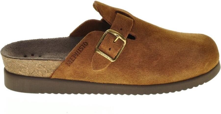 Mephisto HALINA~SANDVEL~~~~~~~~~~~~~~~~ Dames slippers Cognac - Foto 4