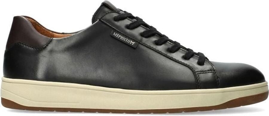 Mephisto Zwarte vetersneaker voor heren