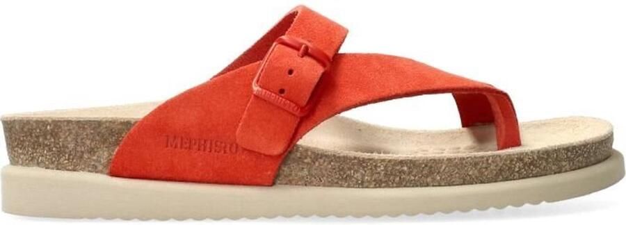 Mephisto Rode 'Helen' Teenslipper Uitverkoop