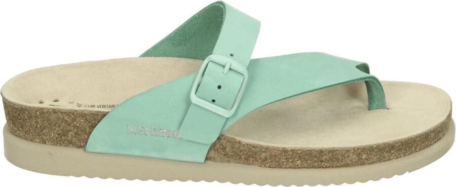 Mephisto HELEN SANDALBUCK Dames slippers Groen