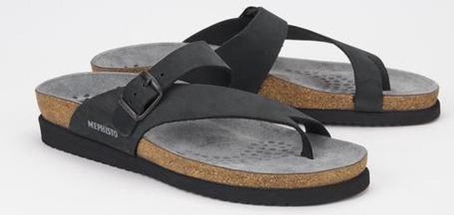 Mephisto HELEN SANDALBUCK Volwassenen Dames slippersMoederdag Zwart - Foto 5