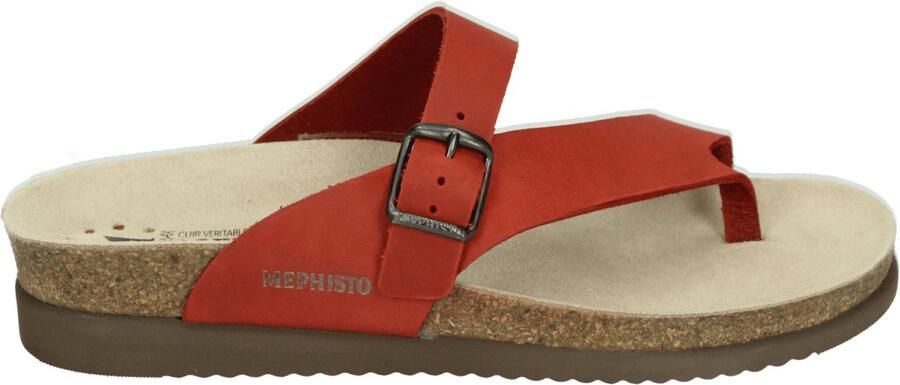 Mephisto HELEN SCRATCH Dames slippers Rood