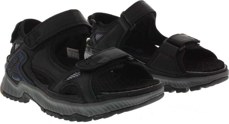 Mephisto Allrounder Sandalen Honduras Zwart Imitatie Leer Verwisselbaar Voetbed - Foto 6