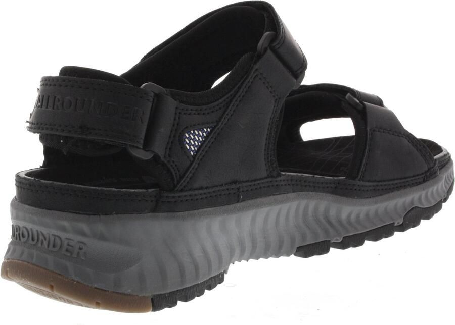 Mephisto Allrounder Sandalen Honduras Zwart Imitatie Leer Verwisselbaar Voetbed - Foto 3