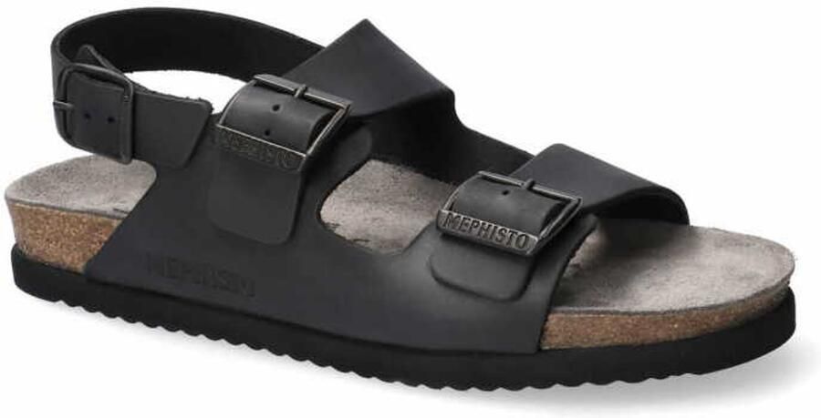 Mephisto heren sandalen zwart