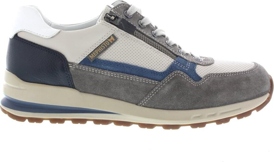 Mephisto Sneaker Bradley Grey Blauw Offwhite Combi - Foto 2