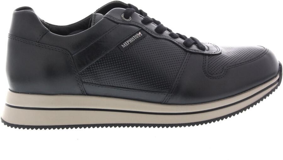 Mephisto Heren Veterschoenen Gerome Black Zwart
