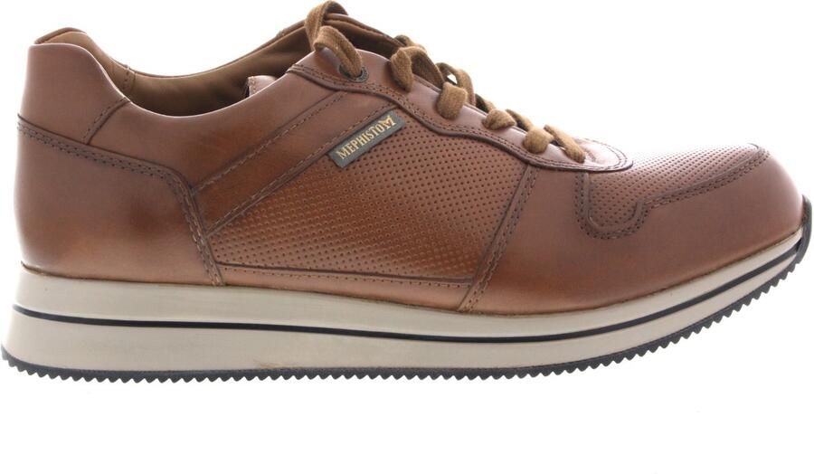 Mephisto Heren Veterschoenen Gerome Hazelnut Cognac