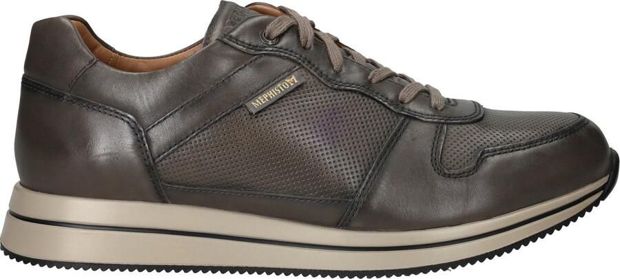 Mephisto Heren Veterschoenen Gerome Light Grey Licht Grijs