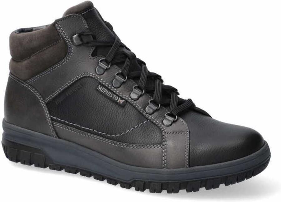 Mephisto PITT NEVADA Volwassenen Heren sneakersVrije tijd half hoog Kleur Zwart