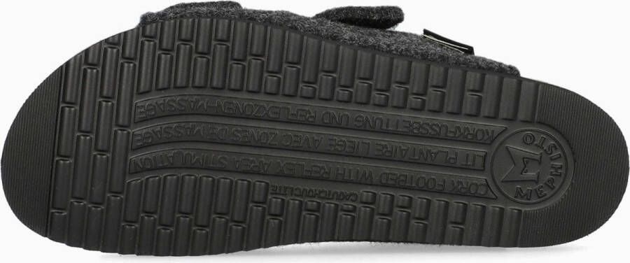 Mephisto Zwarte textielsandaal voor dames Black Dames - Foto 4