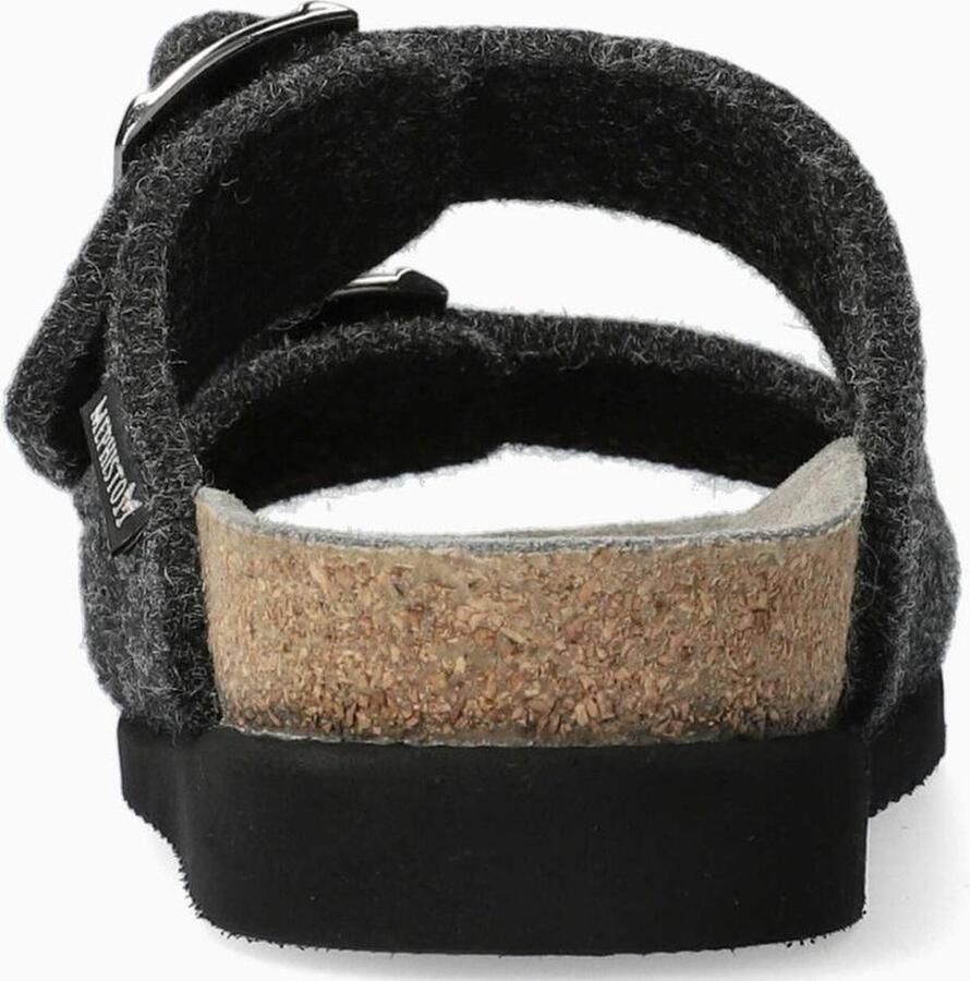 Mephisto Zwarte textielsandaal voor dames Black - Foto 2