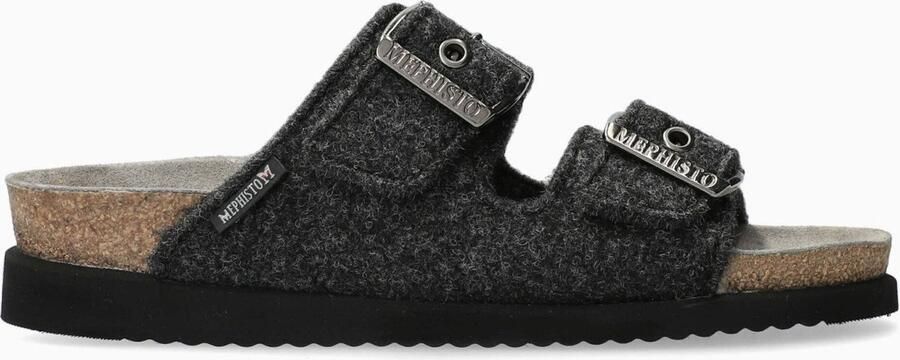 Mephisto Zwarte textielsandaal voor dames Black - Foto 5