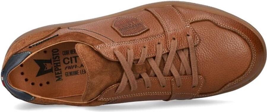 Mephisto HUGH Heren Sneaker- Hazelnoot Bruin - Foto 4