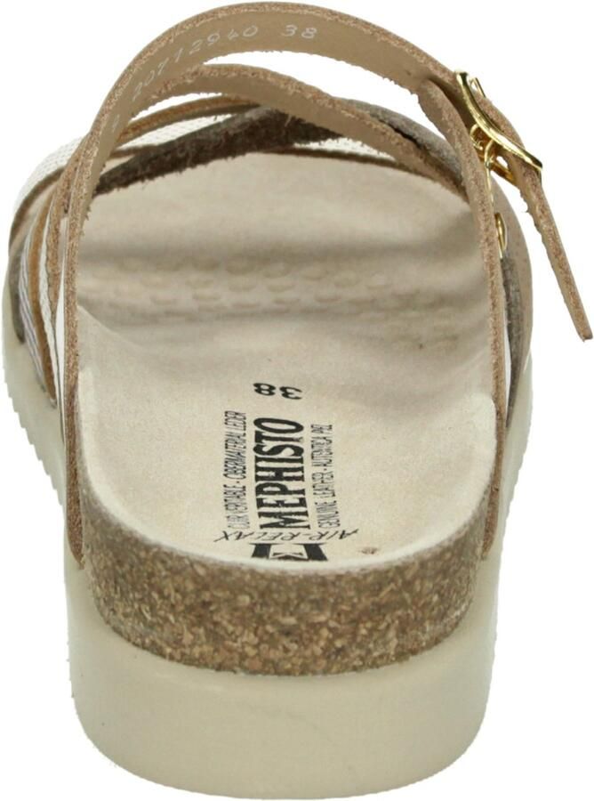 Mephisto HULEDA~V.~~~~~~~~~~~~~~~~~~~~~ Dames slippers Wit beige - Foto 3