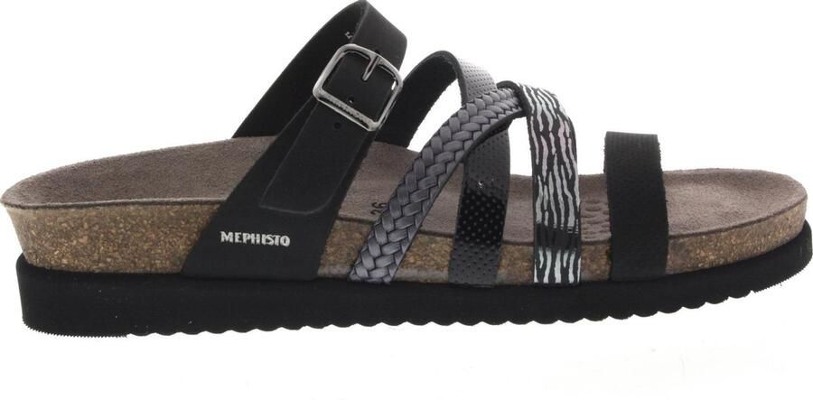 Mephisto HULEDA Volwassenen Dames slippers Kleur: Zwart
